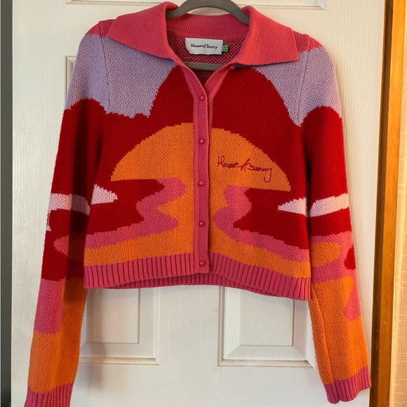 House of Sunny Sweaters - House of sunny Women’s Tripper cardigan red